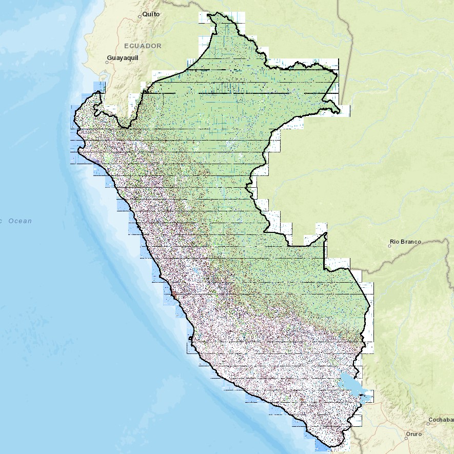 Mapa Base Ráster 1 : 25 000